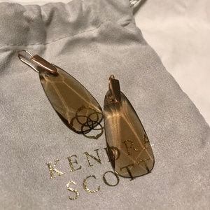Kendra Scott Maize Rose Gold Drop Earrings